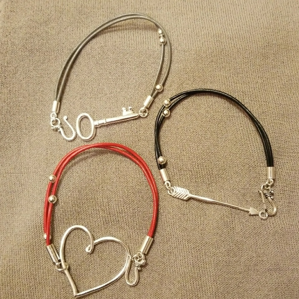 Bundle of three bracelets